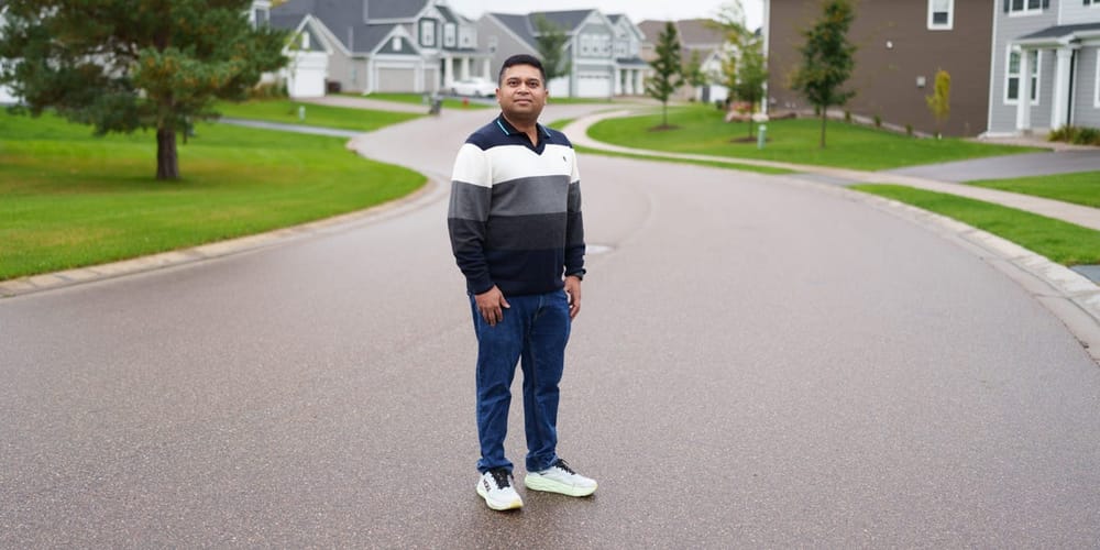 Abhradeep Chatterjee shares what it has been like living on an H-1B visa, including missing an…
